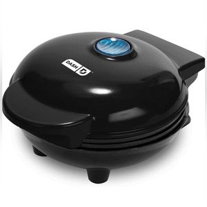 Dash Mini Waffle Maker, black, new in box.